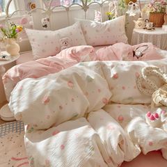 4Pcs Cloud Linen | Set Đũi Mây Phong cách trẻ trung hiện đại | ID 4PCSCLOUDLINE22