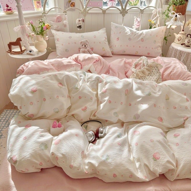 4Pcs Cloud Linen | Set Đũi Mây Phong cách trẻ trung hiện đại | ID 4PCSCLOUDLINE22