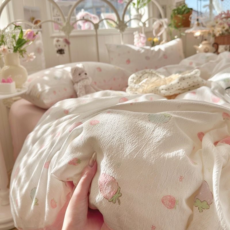 4Pcs Cloud Linen | Set Đũi Mây Phong cách trẻ trung hiện đại | ID 4PCSCLOUDLINE22