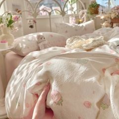 4Pcs Cloud Linen | Set Đũi Mây Phong cách trẻ trung hiện đại | ID 4PCSCLOUDLINE22