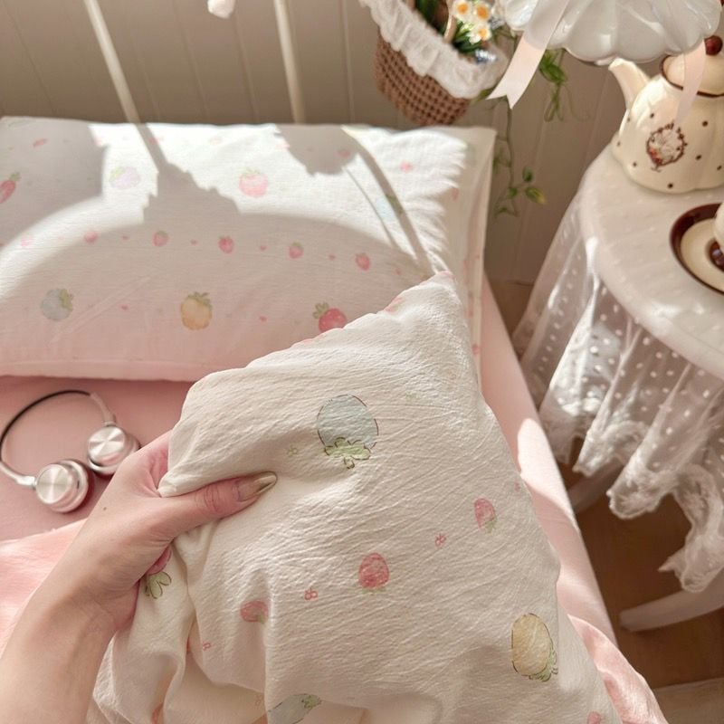 4Pcs Cloud Linen | Set Đũi Mây Phong cách trẻ trung hiện đại | ID 4PCSCLOUDLINE22