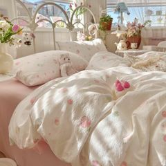 4Pcs Cloud Linen | Set Đũi Mây Phong cách trẻ trung hiện đại | ID 4PCSCLOUDLINE22