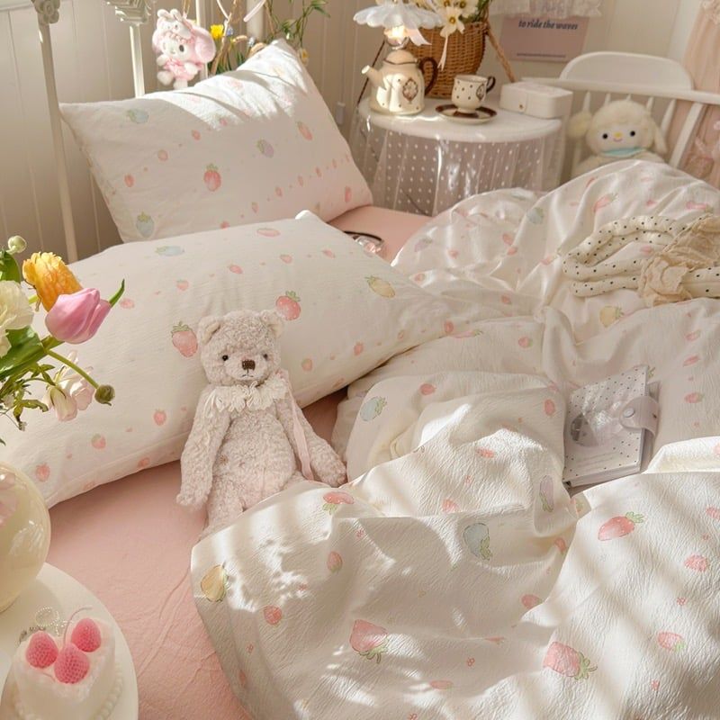 4Pcs Cloud Linen | Set Đũi Mây Phong cách trẻ trung hiện đại | ID 4PCSCLOUDLINE22