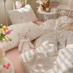 4Pcs Cloud Linen | Set Đũi Mây Phong cách trẻ trung hiện đại | ID 4PCSCLOUDLINE22