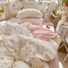 4Pcs Cloud Linen | Set Đũi Mây Phong cách trẻ trung hiện đại | ID 4PCSCLOUDLINE22