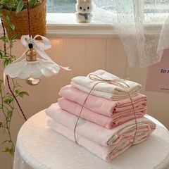 4Pcs Cloud Linen | Set Đũi Mây Phong cách trẻ trung hiện đại | ID 4PCSCLOUDLINE22