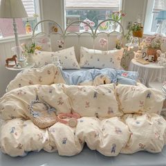 4Pcs Cloud Linen | Set Đũi Mây Phong cách trẻ trung hiện đại | ID 4PCSCLOUDLINE23