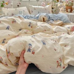 4Pcs Cloud Linen | Set Đũi Mây Phong cách trẻ trung hiện đại | ID 4PCSCLOUDLINE23