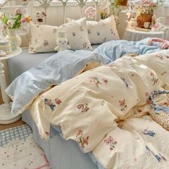 4Pcs Cloud Linen | Set Đũi Mây Phong cách trẻ trung hiện đại | ID 4PCSCLOUDLINE23