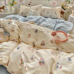 4Pcs Cloud Linen | Set Đũi Mây Phong cách trẻ trung hiện đại | ID 4PCSCLOUDLINE23