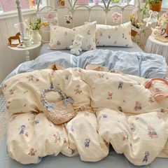 4Pcs Cloud Linen | Set Đũi Mây Phong cách trẻ trung hiện đại | ID 4PCSCLOUDLINE23