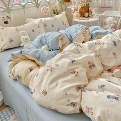 4Pcs Cloud Linen | Set Đũi Mây Phong cách trẻ trung hiện đại | ID 4PCSCLOUDLINE23