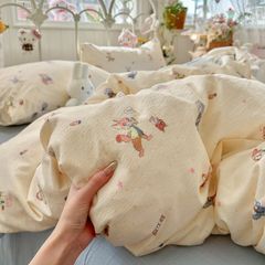 4Pcs Cloud Linen | Set Đũi Mây Phong cách trẻ trung hiện đại | ID 4PCSCLOUDLINE23