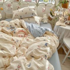4Pcs Cloud Linen | Set Đũi Mây Phong cách trẻ trung hiện đại | ID 4PCSCLOUDLINE23