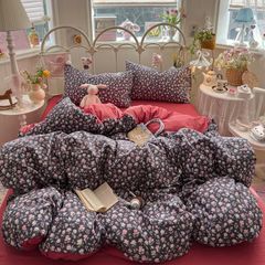 4Pcs Cloud Linen | Set Đũi Mây Phong cách trẻ trung hiện đại | ID 4PCSCLOUDLINE24