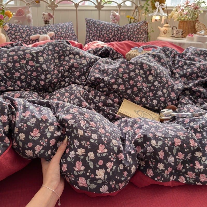 4Pcs Cloud Linen | Set Đũi Mây Phong cách trẻ trung hiện đại | ID 4PCSCLOUDLINE24