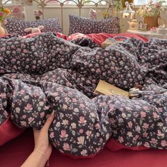 4Pcs Cloud Linen | Set Đũi Mây Phong cách trẻ trung hiện đại | ID 4PCSCLOUDLINE24