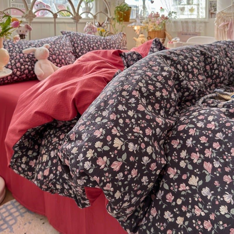 4Pcs Cloud Linen | Set Đũi Mây Phong cách trẻ trung hiện đại | ID 4PCSCLOUDLINE24