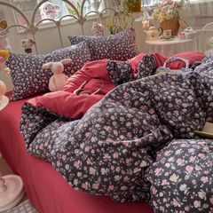 4Pcs Cloud Linen | Set Đũi Mây Phong cách trẻ trung hiện đại | ID 4PCSCLOUDLINE24