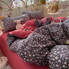 4Pcs Cloud Linen | Set Đũi Mây Phong cách trẻ trung hiện đại | ID 4PCSCLOUDLINE24