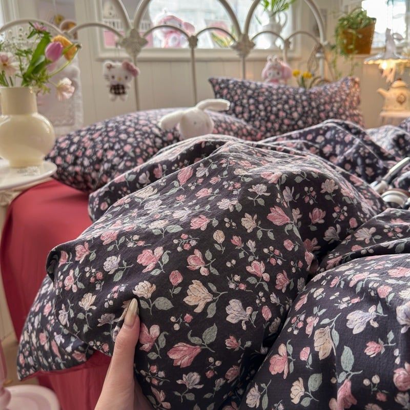 4Pcs Cloud Linen | Set Đũi Mây Phong cách trẻ trung hiện đại | ID 4PCSCLOUDLINE24