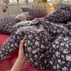 4Pcs Cloud Linen | Set Đũi Mây Phong cách trẻ trung hiện đại | ID 4PCSCLOUDLINE24