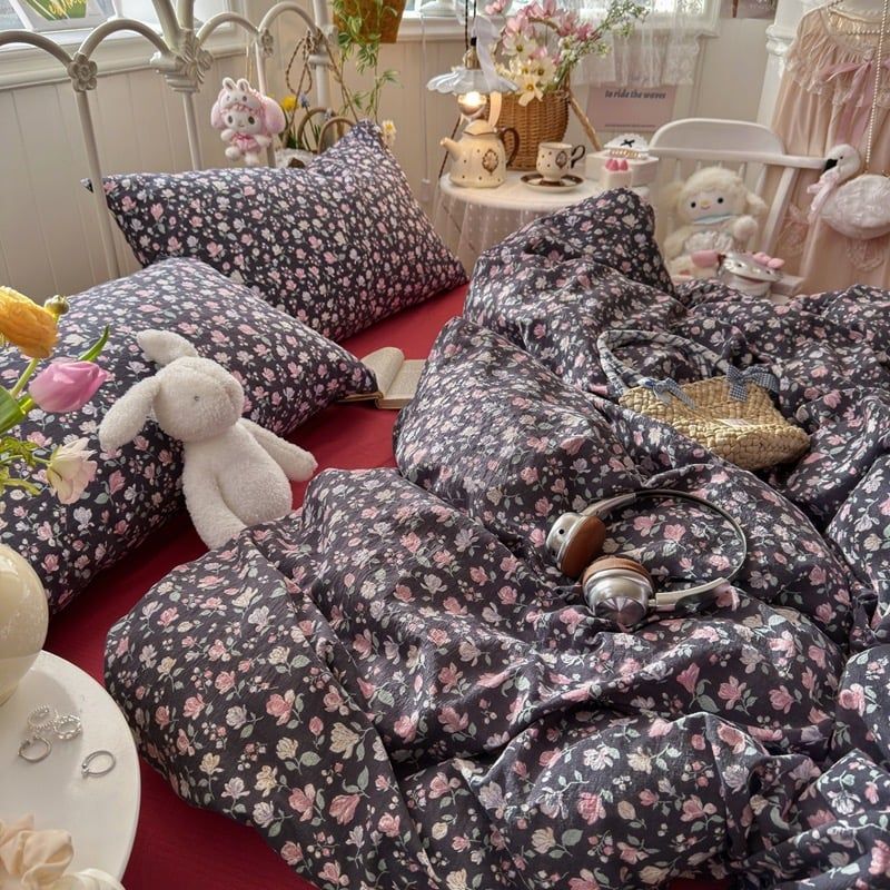 4Pcs Cloud Linen | Set Đũi Mây Phong cách trẻ trung hiện đại | ID 4PCSCLOUDLINE24