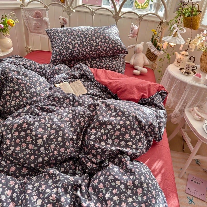 4Pcs Cloud Linen | Set Đũi Mây Phong cách trẻ trung hiện đại | ID 4PCSCLOUDLINE24