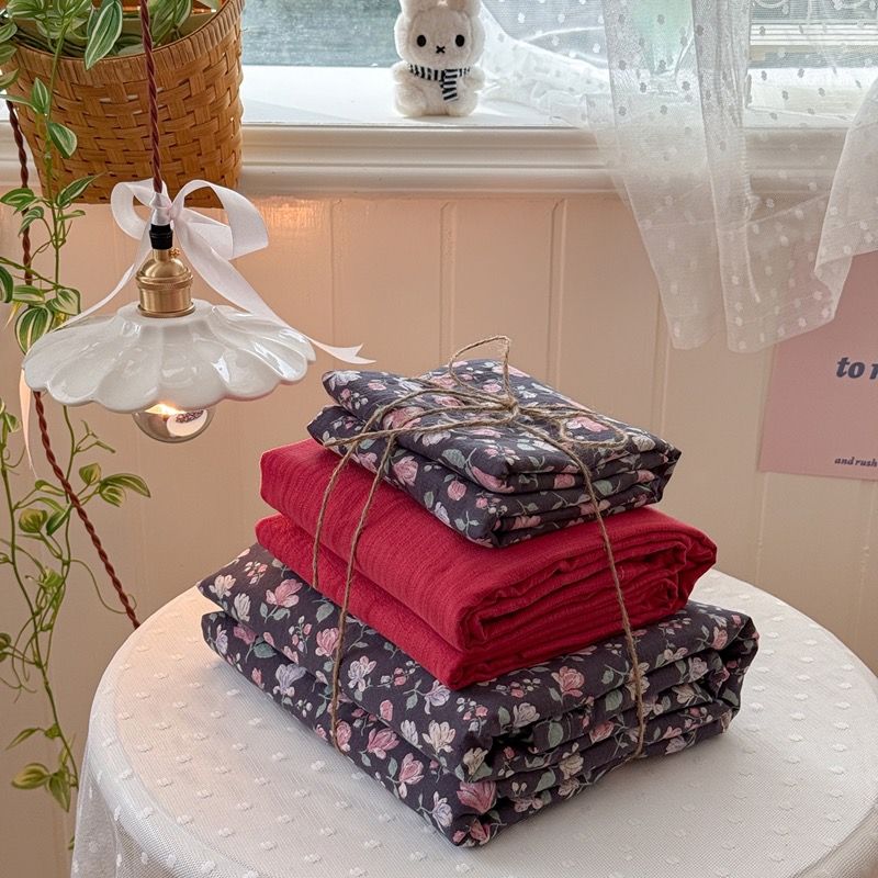 4Pcs Cloud Linen | Set Đũi Mây Phong cách trẻ trung hiện đại | ID 4PCSCLOUDLINE24