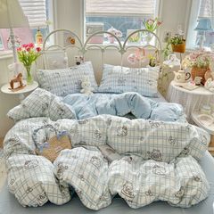 4Pcs Cloud Linen | Set Đũi Mây Phong cách trẻ trung hiện đại | ID 4PCSCLOUDLINE25
