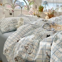 4Pcs Cloud Linen | Set Đũi Mây Phong cách trẻ trung hiện đại | ID 4PCSCLOUDLINE25