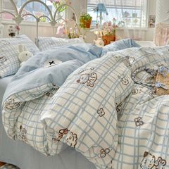 4Pcs Cloud Linen | Set Đũi Mây Phong cách trẻ trung hiện đại | ID 4PCSCLOUDLINE25