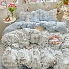 4Pcs Cloud Linen | Set Đũi Mây Phong cách trẻ trung hiện đại | ID 4PCSCLOUDLINE25