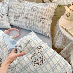 4Pcs Cloud Linen | Set Đũi Mây Phong cách trẻ trung hiện đại | ID 4PCSCLOUDLINE25