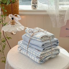 4Pcs Cloud Linen | Set Đũi Mây Phong cách trẻ trung hiện đại | ID 4PCSCLOUDLINE25