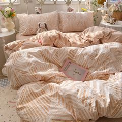 4Pcs Cloud Linen | Set Đũi Mây Phong cách trẻ trung hiện đại | ID 4PCSCLOUDLINE26