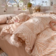 4Pcs Cloud Linen | Set Đũi Mây Phong cách trẻ trung hiện đại | ID 4PCSCLOUDLINE26