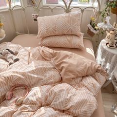 4Pcs Cloud Linen | Set Đũi Mây Phong cách trẻ trung hiện đại | ID 4PCSCLOUDLINE26