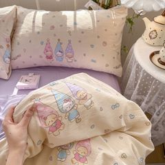 4Pcs Cloud Linen | Set Đũi Mây Phong cách trẻ trung hiện đại | ID 4PCSCLOUDLINE27
