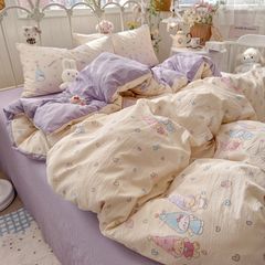 4Pcs Cloud Linen | Set Đũi Mây Phong cách trẻ trung hiện đại | ID 4PCSCLOUDLINE27