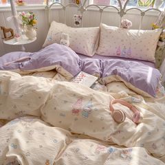 4Pcs Cloud Linen | Set Đũi Mây Phong cách trẻ trung hiện đại | ID 4PCSCLOUDLINE27