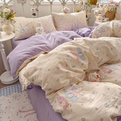 4Pcs Cloud Linen | Set Đũi Mây Phong cách trẻ trung hiện đại | ID 4PCSCLOUDLINE27