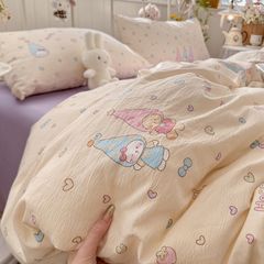 4Pcs Cloud Linen | Set Đũi Mây Phong cách trẻ trung hiện đại | ID 4PCSCLOUDLINE27