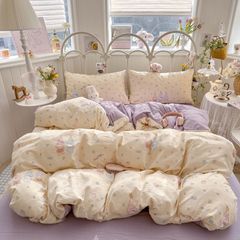 4Pcs Cloud Linen | Set Đũi Mây Phong cách trẻ trung hiện đại | ID 4PCSCLOUDLINE27