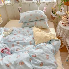 4Pcs Cloud Linen | Set Đũi Mây Phong cách trẻ trung hiện đại | ID 4PCSCLOUDLINE28