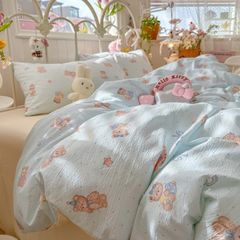 4Pcs Cloud Linen | Set Đũi Mây Phong cách trẻ trung hiện đại | ID 4PCSCLOUDLINE28