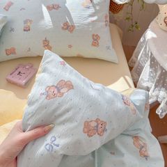 4Pcs Cloud Linen | Set Đũi Mây Phong cách trẻ trung hiện đại | ID 4PCSCLOUDLINE28