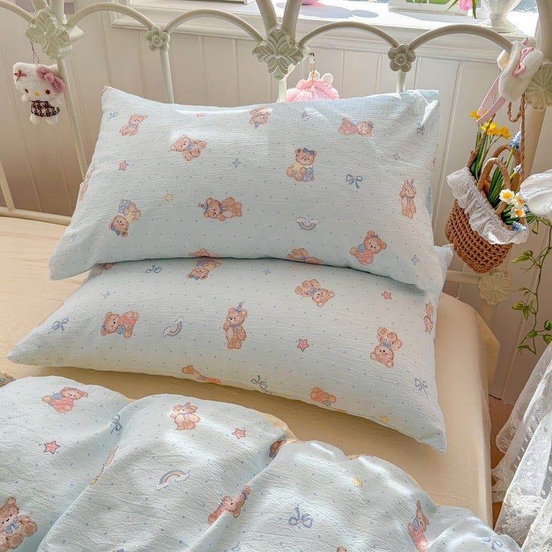 4Pcs Cloud Linen | Set Đũi Mây Phong cách trẻ trung hiện đại | ID 4PCSCLOUDLINE28
