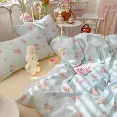 4Pcs Cloud Linen | Set Đũi Mây Phong cách trẻ trung hiện đại | ID 4PCSCLOUDLINE28