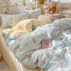 4Pcs Cloud Linen | Set Đũi Mây Phong cách trẻ trung hiện đại | ID 4PCSCLOUDLINE28